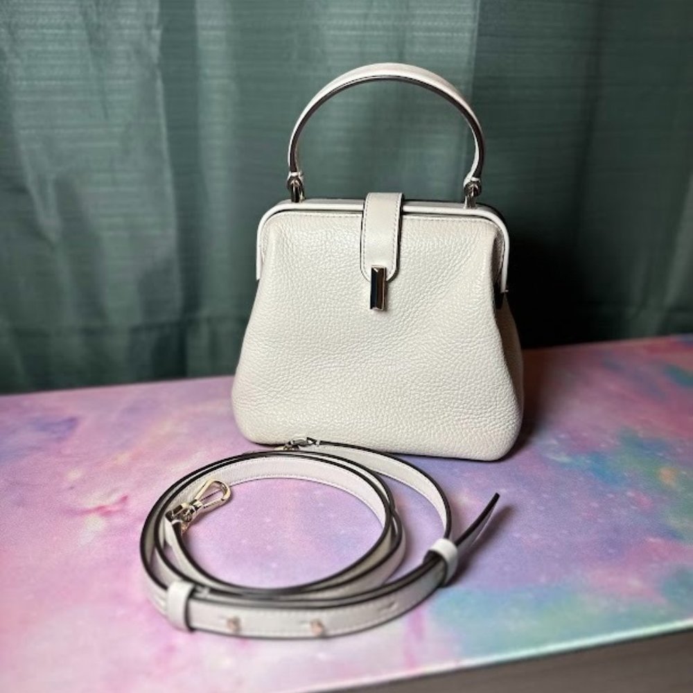 Authentic White Kate Spade Remedy Small Top-handle Bag